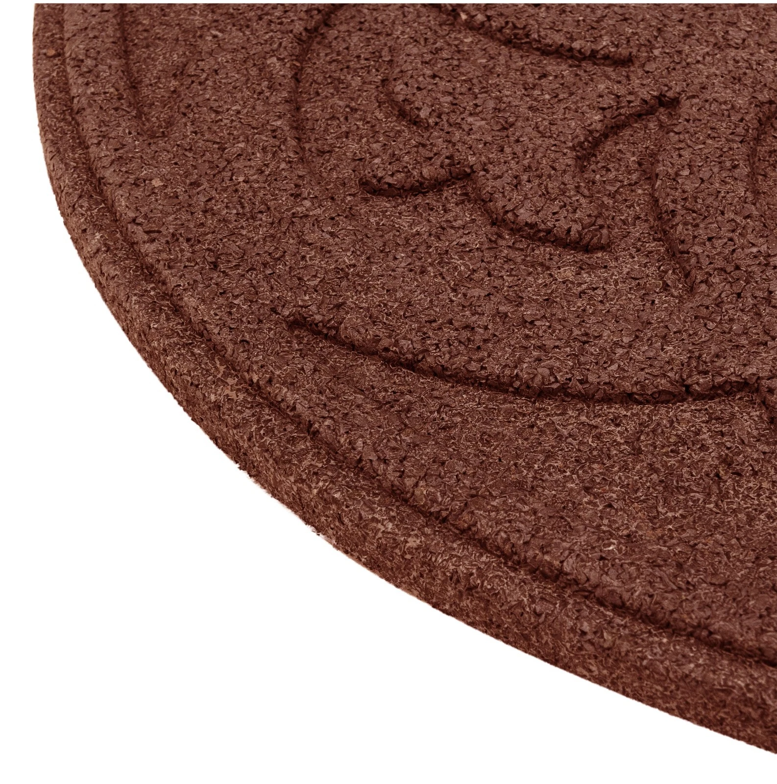 Round Reversible Stepping Stone Scroll Terra Cotta - Image 4