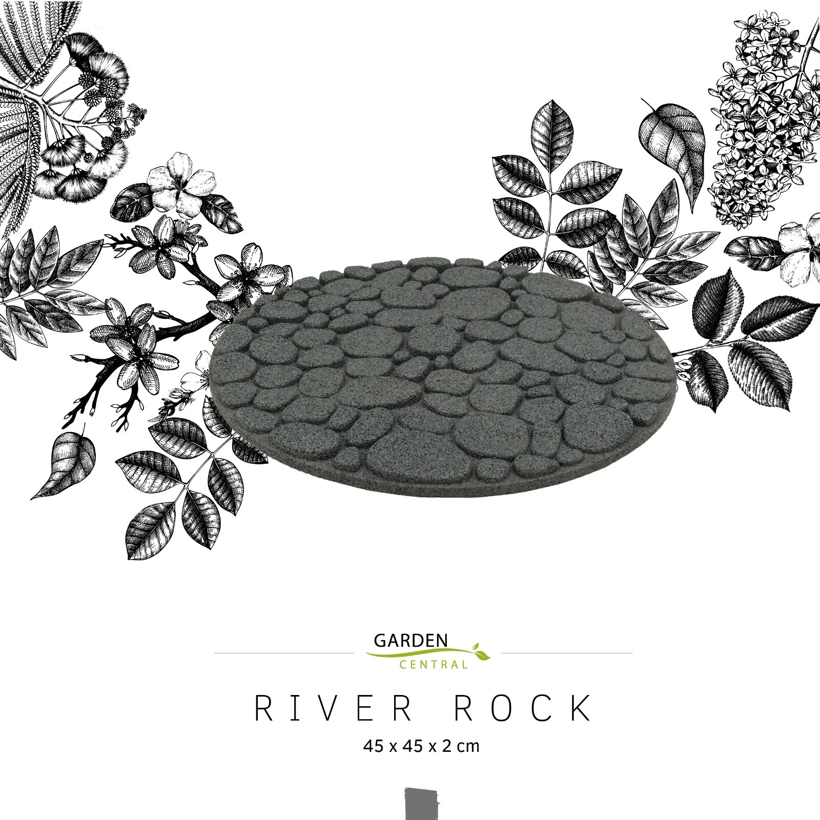 Round River Rock Stepping Stone Grey - Image 5