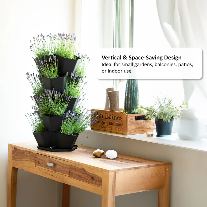 Garden Central Multy Home 5-Tier Stackable Planter - Image 3