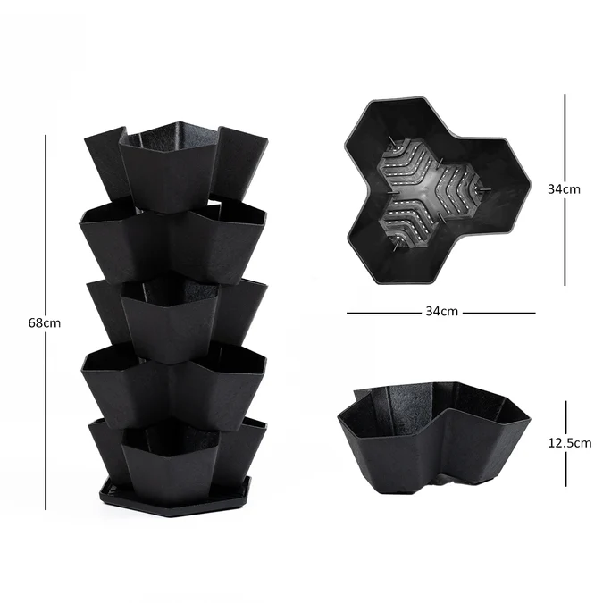 Garden Central Multy Home 5-Tier Stackable Planter - Image 9