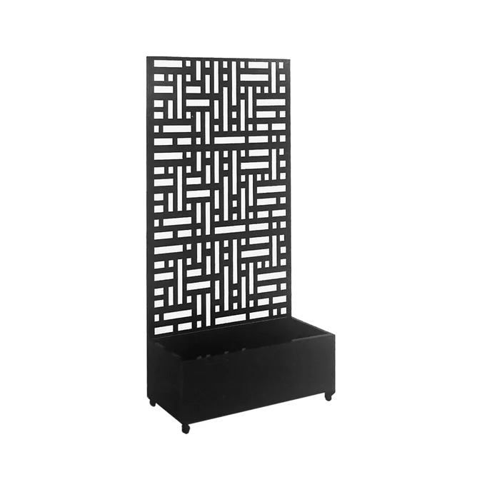 Metal Outdoor Privacy Screen with Plant Pot - 90cm x 180cm - Image 17