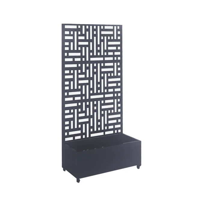 Metal Outdoor Privacy Screen with Plant Pot - 90cm x 180cm - Image 14