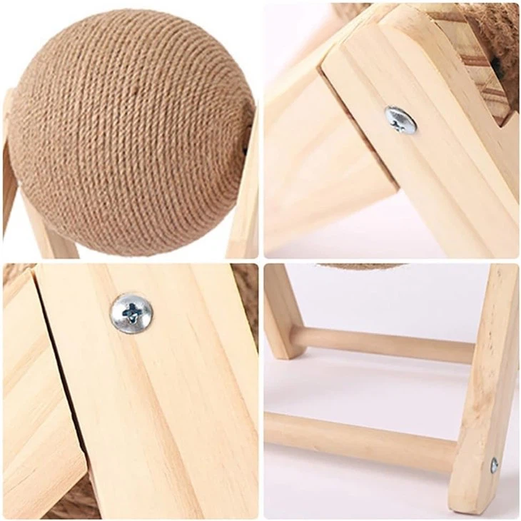 Cat Scratching Ball with Stand - Image 6