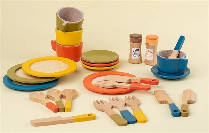 Wooden Kids Afternoon Tea Play Set - Image 7
