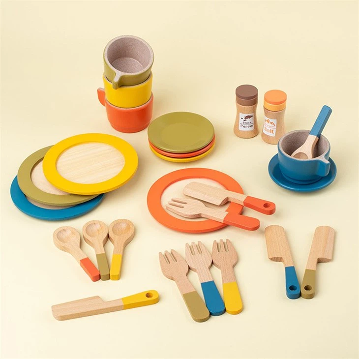 Wooden Kids Afternoon Tea Play Set - Image 2