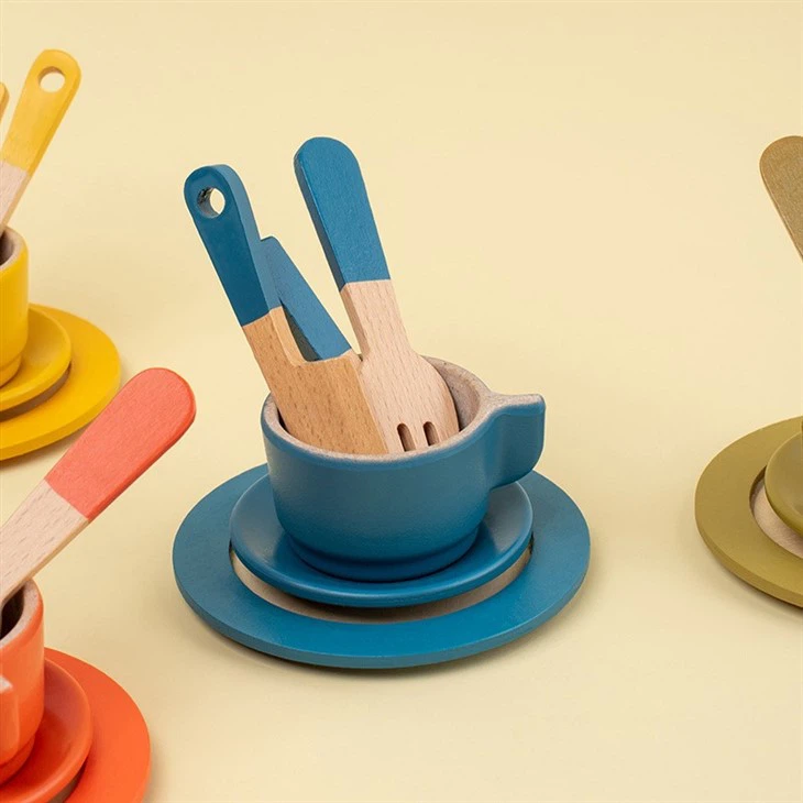 Wooden Kids Afternoon Tea Play Set - Image 5