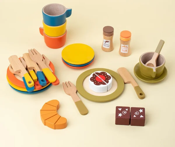 Wooden Kids Afternoon Tea Play Set