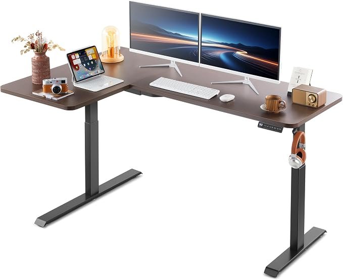 67"x 43 " (170 x 110 cm) L-Shaped Standing Desk - Image 7