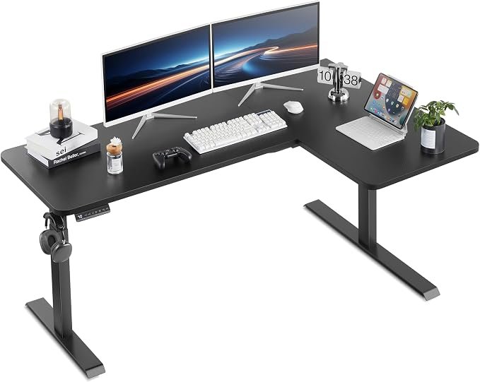 67"x 43 " (170 x 110 cm) L-Shaped Standing Desk - Image 5