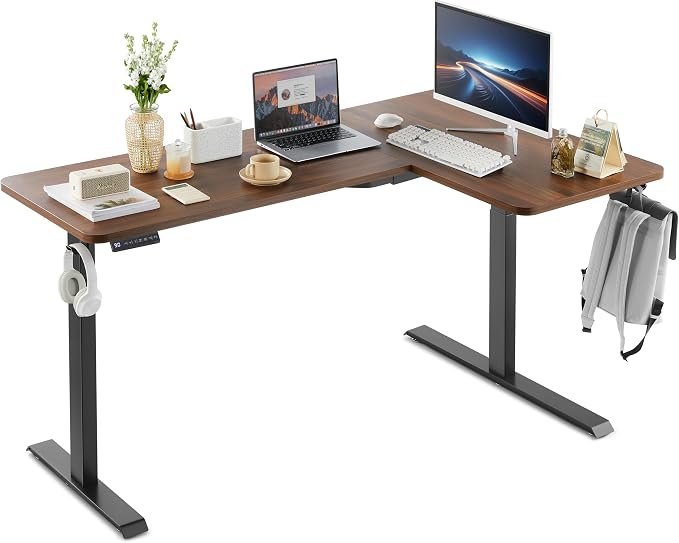 67"x 43 " (170 x 110 cm) L-Shaped Standing Desk - Image 2