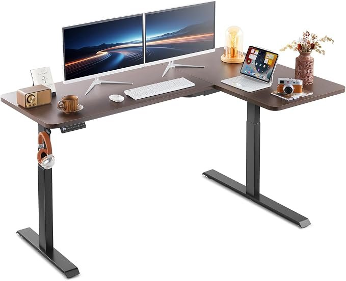 67"x 43 " (170 x 110 cm) L-Shaped Standing Desk - Image 3