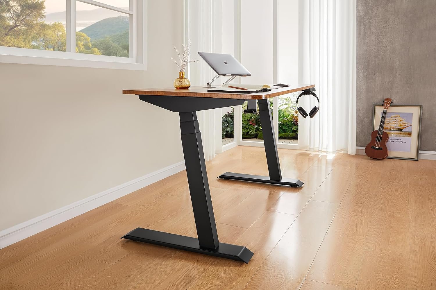 48x24 Inches (120x60cm)Dual Motors Height Adjustable Desk - Image 2